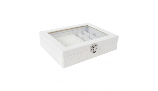 Jewelry box SEZANE 20x15x4.5cm, white