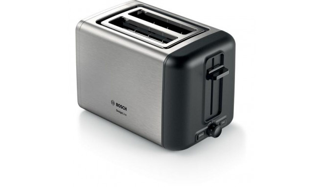 Bosch TAT3P420DE toaster 2 slice(s) 970 W Black, Silver