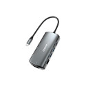 DUDAO A15PRO laptop dock/port replicator Wired USB 3.2 Gen 1 (3.1 Gen 1) Type-A + Type-C Grey