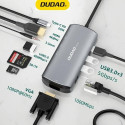 DUDAO A15PRO laptop dock/port replicator Wired USB 3.2 Gen 1 (3.1 Gen 1) Type-A + Type-C Grey