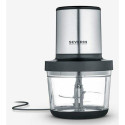 Severin KM 3867 electric food chopper 1 L 400 W Black, Silver, Transparent