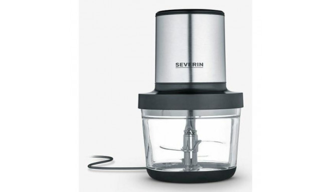 Severin KM 3867 electric food chopper 1 L 400 W Black, Silver, Transparent