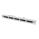 Digitus CAT 3 ISDN Patch Panel, unshielded, grey