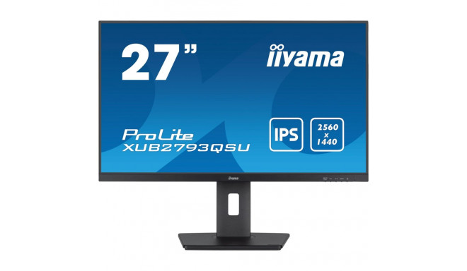 "68,6cm/27"" (2560x1140) Iiyama XUB2793QSU-B7 Business QHD IPS 1ms Black"