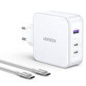 Ugreen Nexode CD289 1x USB-A 2x USB-C + USB-C - USB-C kaabel