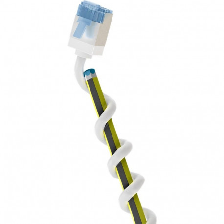 Võrgukaabel Cat6a U/FTP 0.25m, valge, LSZH, CU, Slim, Ultra-Flex