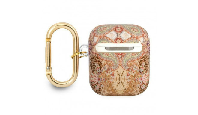 GUESS case for APPLE AirPods 1/2 GUA2HHFLD (Paisley Strap Collection) gold