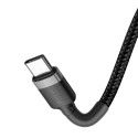 BASEUS cable Type C to Type C Power Delivery PD60W 2.0 (3A 20V) Cafule CATKLF-HG1 2m gray+black