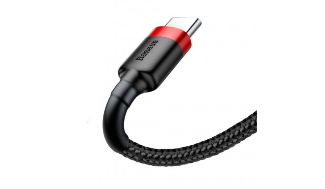 BASEUS cable USB Cafule to Type C 3A CATKLF-B91 1m 1 metr Red-Black