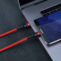 BASEUS cable Type C to Type C Power Delivery PD60W 2.0 (3A 20V) Cafule CATKLF-HG1 2m gray+black