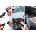 BASEUS safety hammer 2in1 glass breaker + seat belt cutter CRSFH-0G black