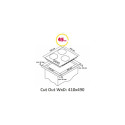 Simfer | Hob | H4.300.VGRIM | Gas | Number of burners/cooking zones 3 | Rotary knobs | Stainless ste