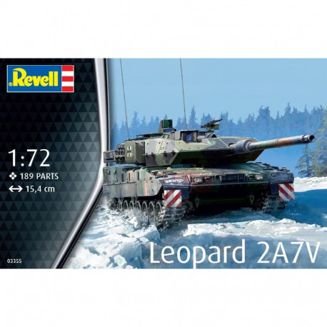 Leopard 2A7V tanki plastmudel 1/72