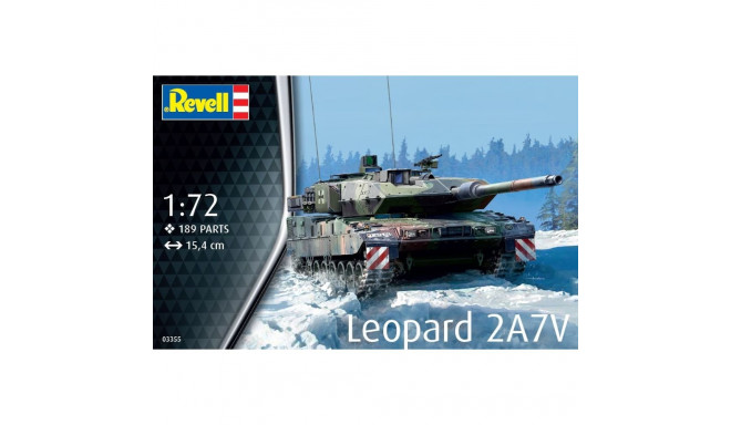 Leopard 2A7V tanki plastmudel 1/72