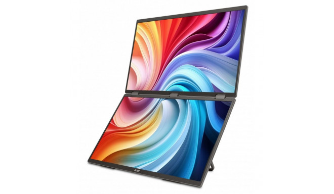 Monitor mobilny dual IPS 19 cali PD193QEbmiuux FHD 16:9 MAT 4MS 250NIT 100MLN:1 HDMI 2xUSB-C SPEAKER