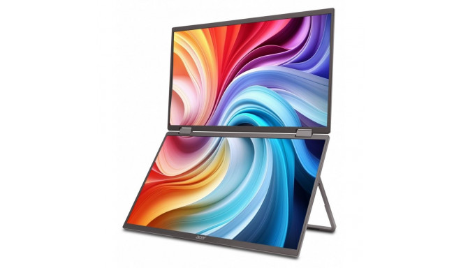 Monitor mobilny dual 16 cali PD163Qbmiuux IPS 250cd/m2 miniHDMI USB-C 1,5KG SPEAKERS