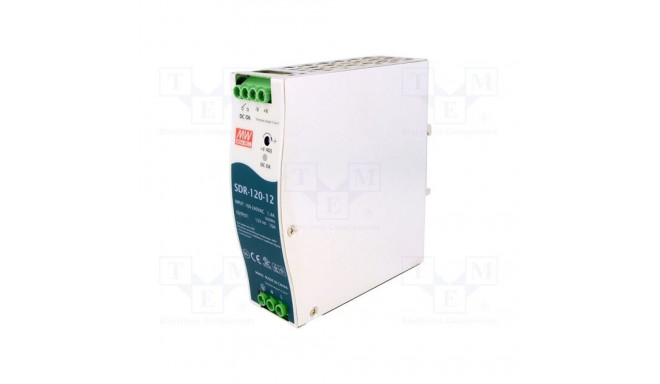 Power supply:switching;for DIN rail SDR-120-12