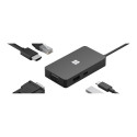 MS Surface USB-C Travel Hub COMM DA/FI/NO/SV Riistvara Must
