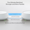 Wireless Router|TP-LINK|Wireless Router|3-pack|5000 Mbps|Mesh|Wi-Fi 7|2x2.5GbE|LAN \ WAN ports 2|Num