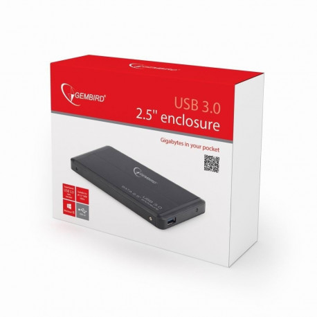 HDD Enclosure - Gembird EE2-U3S-2 2.5" Black
