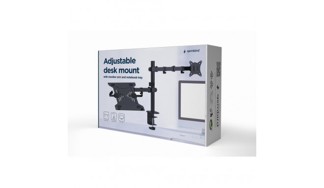 Monitor Mount - Gembird Ma-da-03 Adjustable Desk Mount 17"-32"