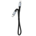 DUDAO L10C USB-C to 23cm. - Digital/Daten USB cable 0.23 m USB C Black, Grey