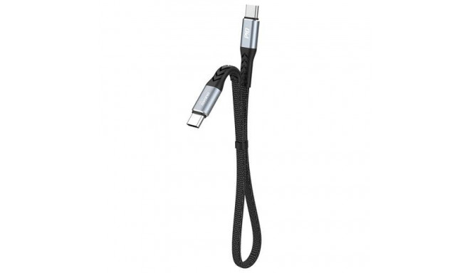 DUDAO L10C USB-C to 23cm. - Digital/Daten USB cable 0.23 m USB C Black, Grey