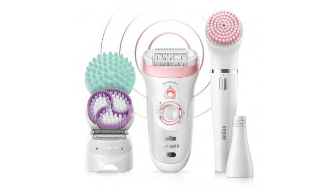 Braun Silk-épil 9 Silk-épil Beauty Set 9 9-995 Deluxe 9-in-1 Cordless Wet &amp; Dry Hair Removal