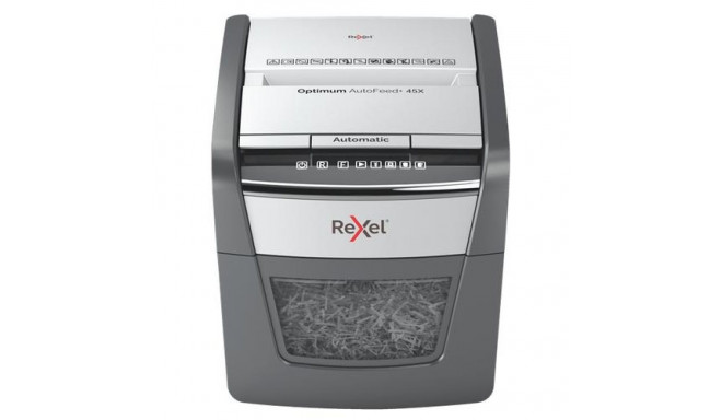 Rexel AutoFeed 45X paper shredder Cross shredding 55 dB Black, Silver