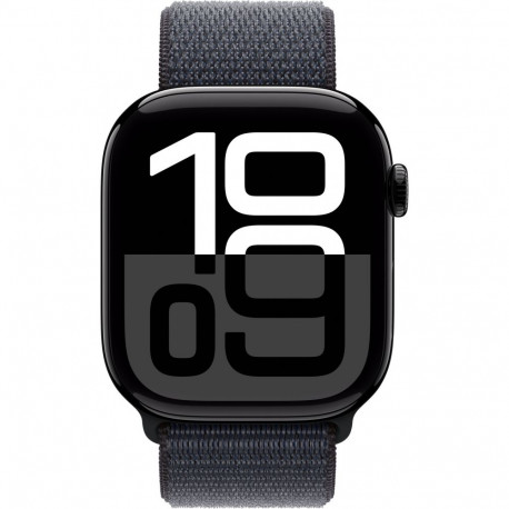 "APPLE Watch Series 10 GPS 46mm Jet Black Aluminium Case with Ink Sport Loop"