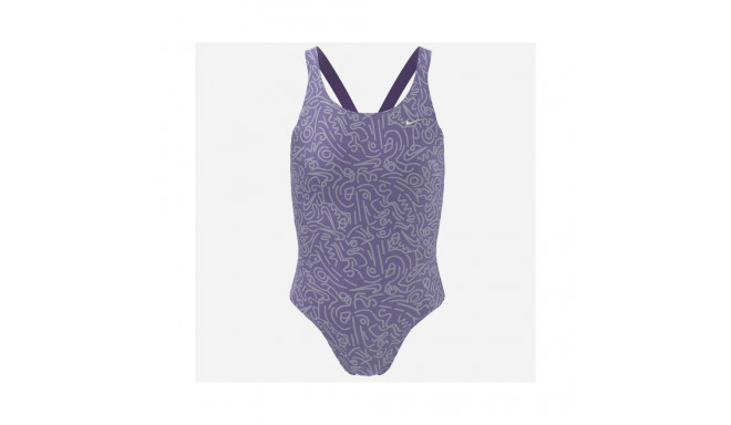 Nike Hydrastrong Multi Print Jr Swimsuit NESSD045 582 (L (150-160cm))