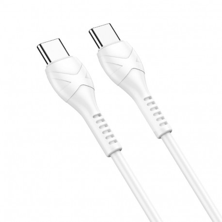 Cable USB C to USB C Hoco PD 60W 1 m X37 white