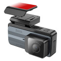 HOCO car camera with display 3,69" + rear camera 2K GPS DV12 silvery gray