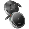 HOCO wireless charger with retractable cable Type C compatible with MagSafe and APPLE Watch 15W CQ18