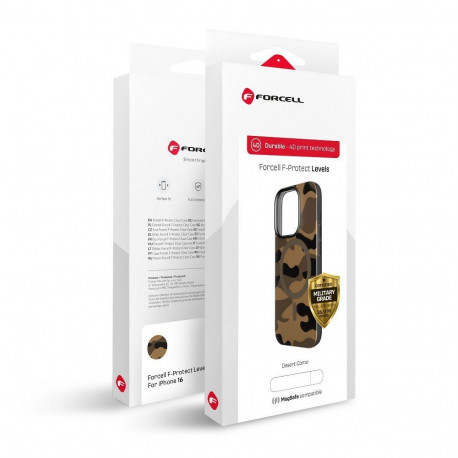 Case for 16 Forcell F-Protect Levels Dual Layer 4D technology compatible with Magsafe Military Drop-