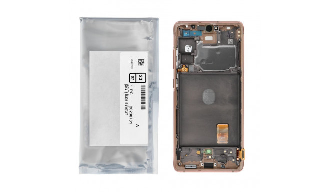 ServicePack LCD Display SAMSUNG S20 FE 4G/5G G780F/G781F GH82-24219F Orange