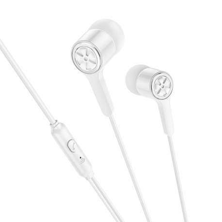 Wire earphones Jack 3,5 mm Hoco M104 white