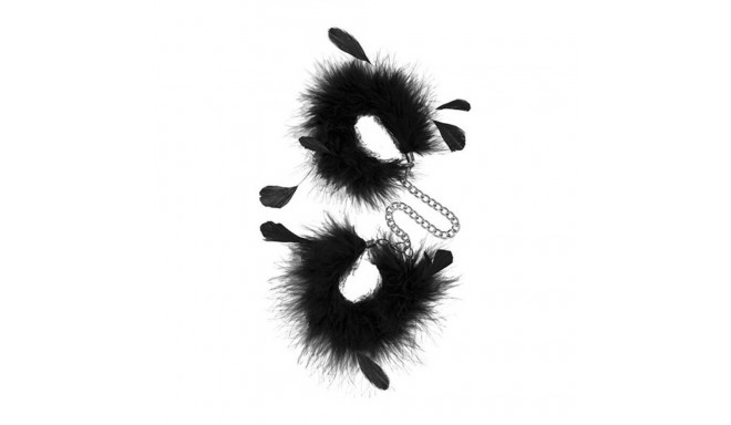 Cuffs S Pleasures Feather Black