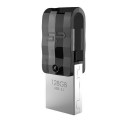 Silicon Power Mobile C31 USB flash drive 128 GB USB Type-A / USB Type-C 3.2 Gen 1 (3.1 Gen 1) Black,