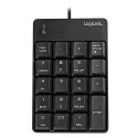 LogiLink ID0184 numeric keypad Laptop Black