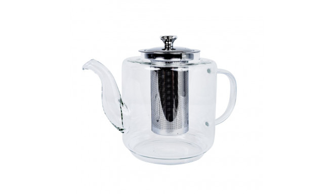 Teapot MANON 1.5L with a sieve, silver