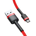 Baseus Cafule Cable CAMKLF-B09 USB-A / micro USB 2.4A 1 m - red