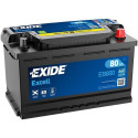 Exide Excell 80Ah 640A 315x175x190-+