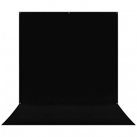 Westcott taust X Drop Pro Wrinkle Resistant Backdrop Sweep 8x13', rich black