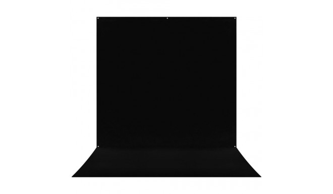 Westcott background X Drop Pro Wrinkle Resistant Backdrop Sweep 8x13', rich black