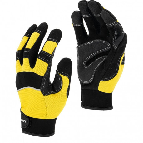 töökindad must-kollane l280811p, kaart, "11", ce, lahti