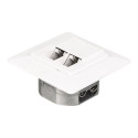 NETRACK 106-24 Netrack complete flush-mounted outlet 2xRJ45 8p8c UTP Cat6