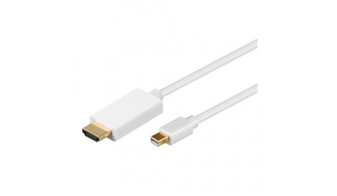 Goobay 1m Mini DisplayPort / HDMI Cable White