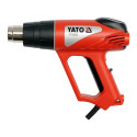 Yato YT-82288 kuumaõhupuhur 500 l/min 550 °C 2000 W Must, Punane