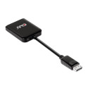 CLUB 3D CSV-7200 Multivoo Transport (MST) jaotur DisplayPort™1.4-st DisplayPort™1.4-e Kahe Monitori 